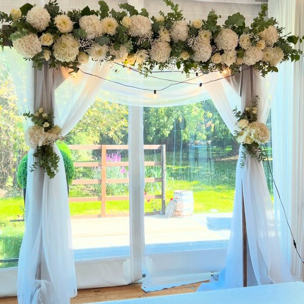Arche ceremonie mariage eucalyptus